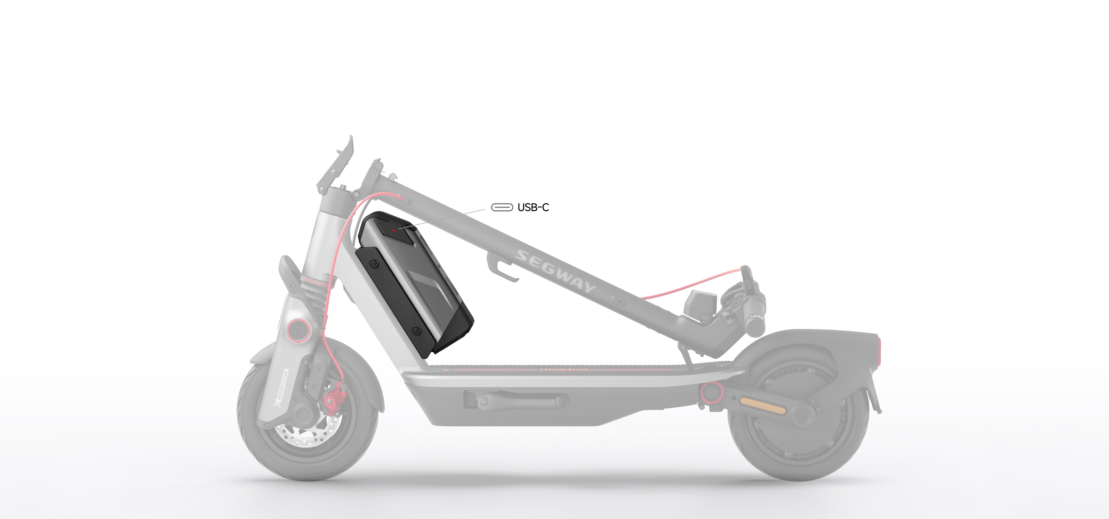 Segway 
Ninebot Kickscooter F20電動 キックボード Segway eKickScooter 48 V External Battery